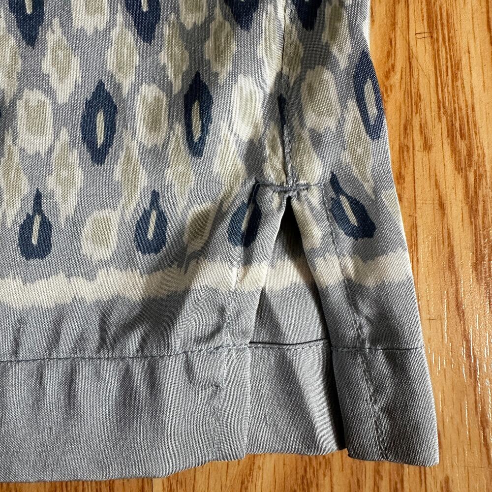 J. Jill Blue Silk Boho Midi Skirt Size 20 Petite - Picture 5 of 10